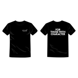 T-Shirt Black With Character S